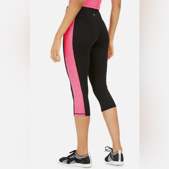 NWT🖤🩷Colorblock Cropped Leggings - Picture 3 of 4